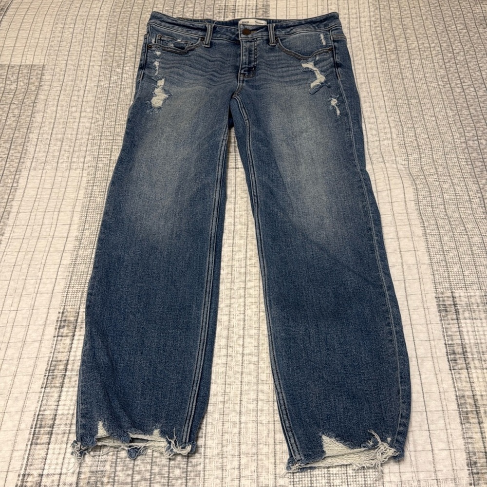 BKE size 28 x 27 Payton ankle skinny universal fit mid-rise blue jeans